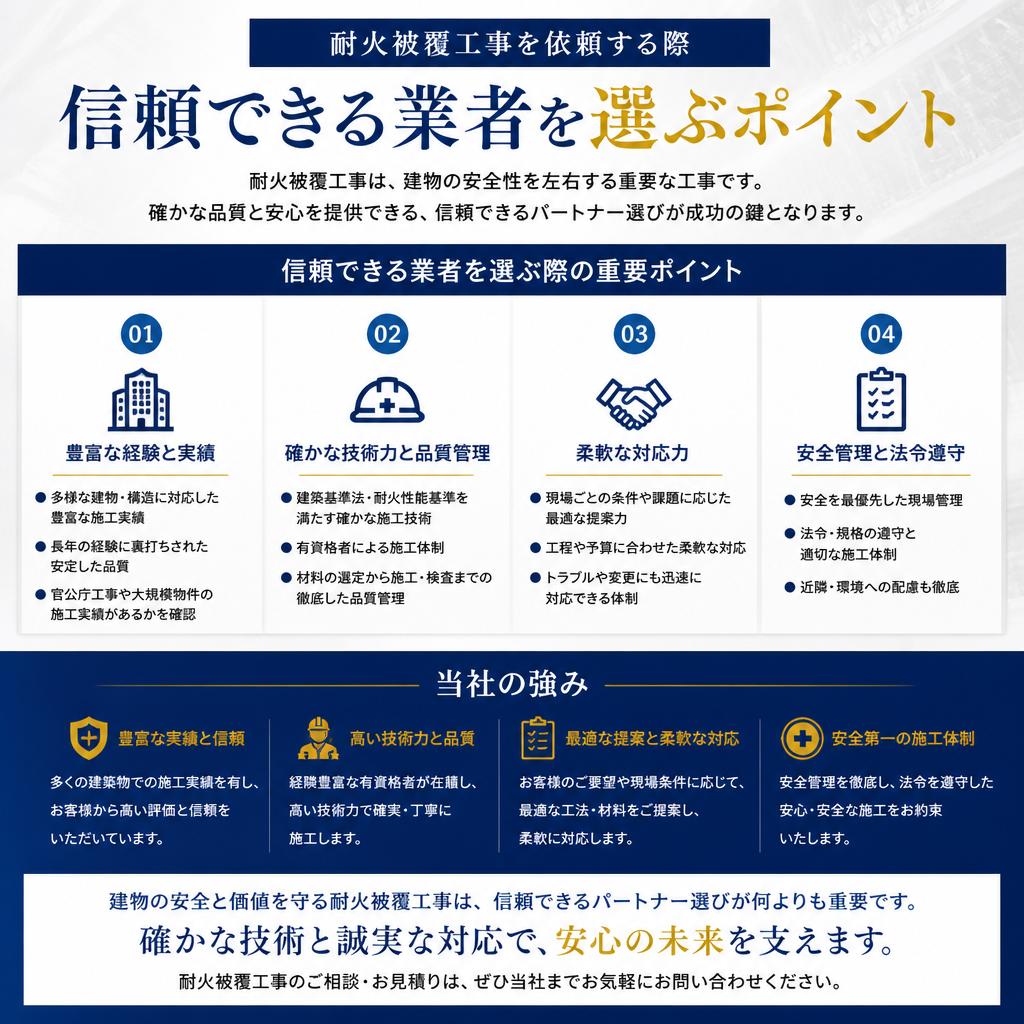 信頼できる業者を選ぶポイント