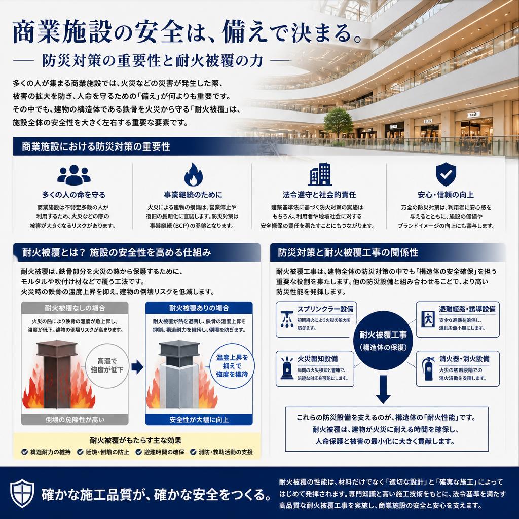 商業施設における防災対策の必要性