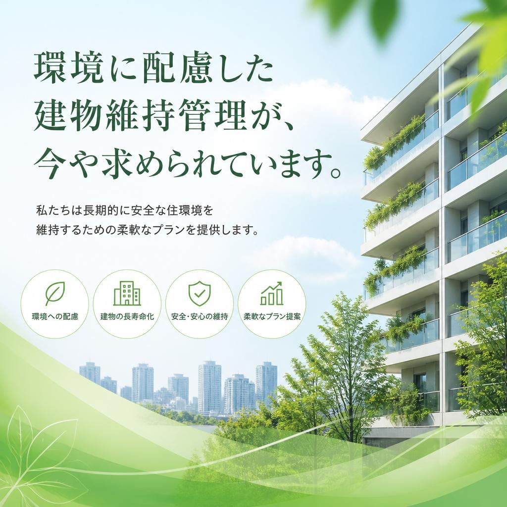 持続可能な建物維持管理の重要性