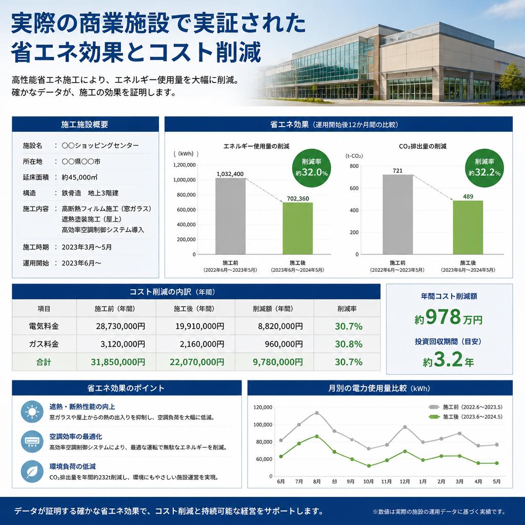 3. 省エネ効果の実証～施工後の変化～