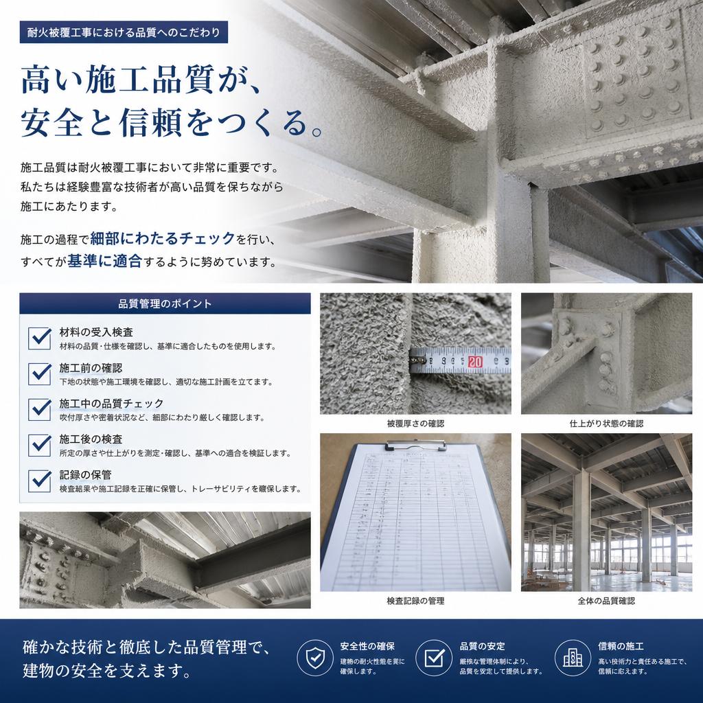 安心・安全の施工品質