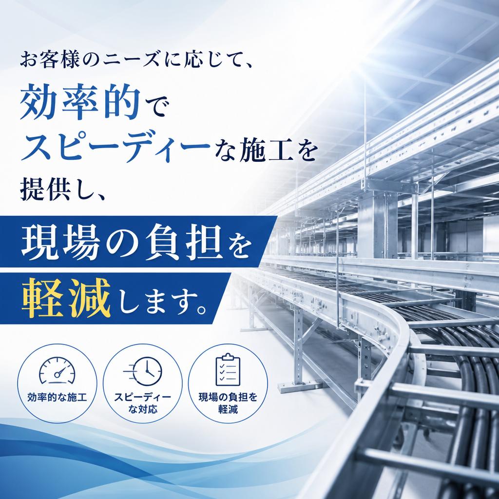 3. 迅速な施工対応