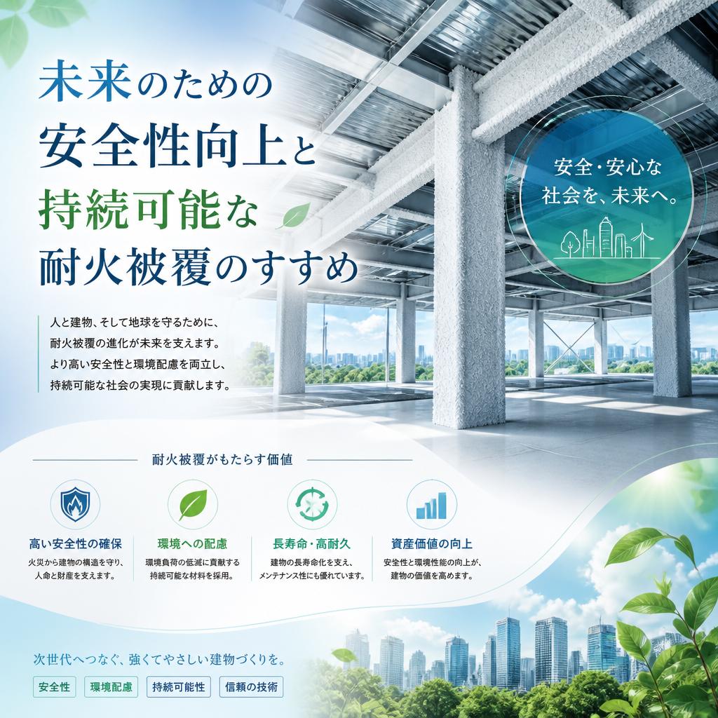 未来のための安全性向上と持続可能な耐火被覆のすすめ