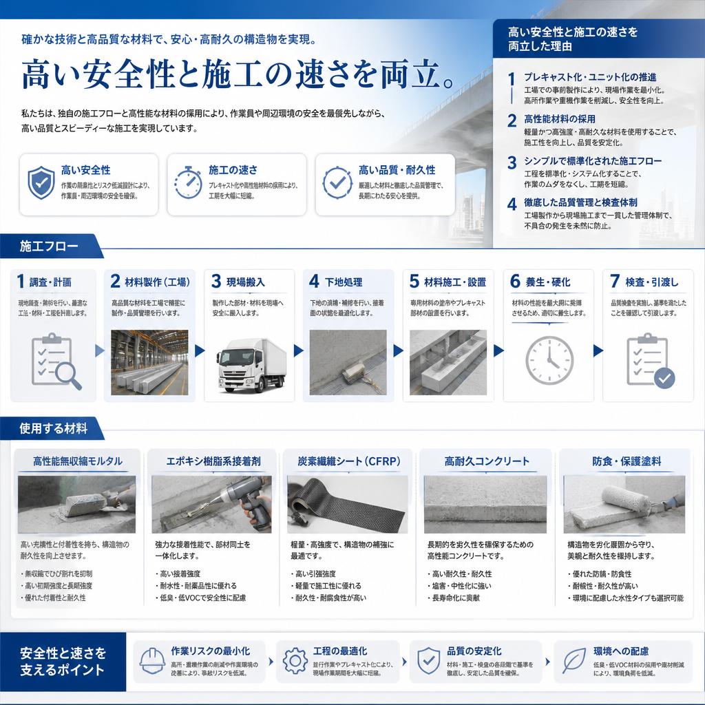 2. 迅速で高品質な施工のポイント