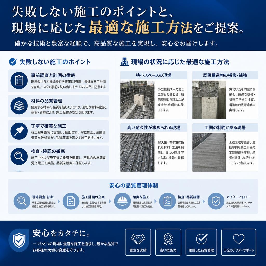 4. 高品質な施工で差をつける！