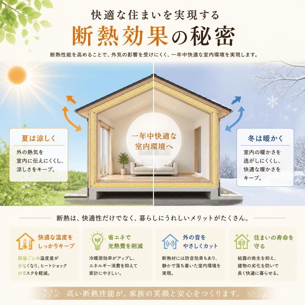 快適な住まいを実現する断熱効果の秘密